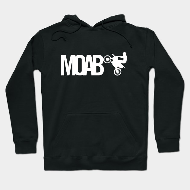 Moab Utah Offroad Extreme Motocross Hoodie by hobrath